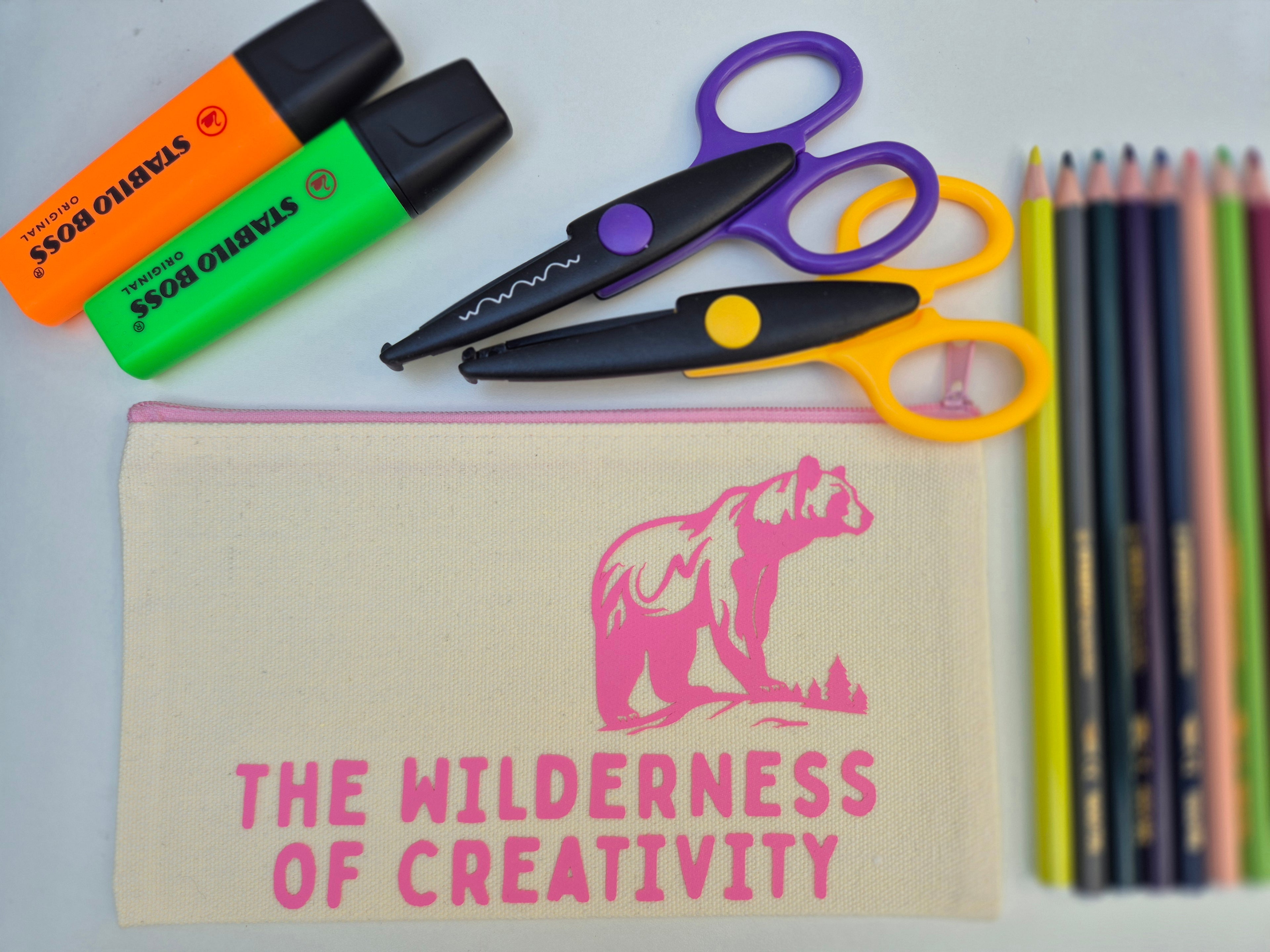 2-in-1 pencil case / make up bag